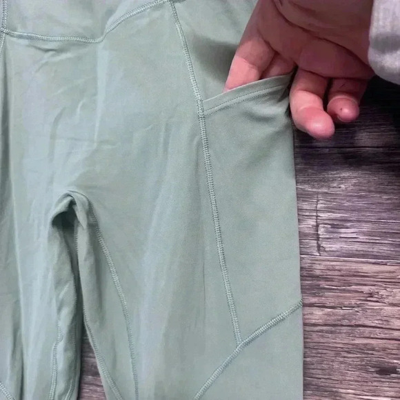 Gymshark Whitney Simmons Sage Green Leggings - Picture 3 of 8